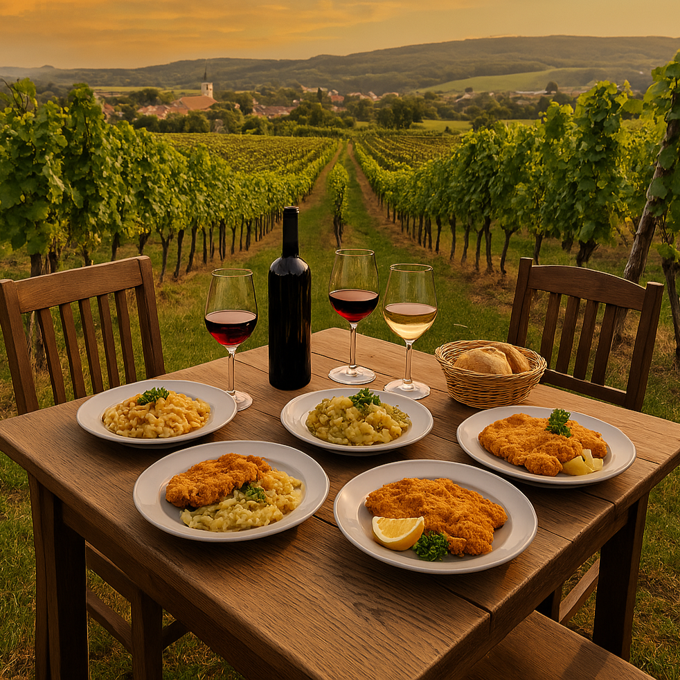 Scenic Wine Tour with Traditional Dinner in the Austrian Countryside