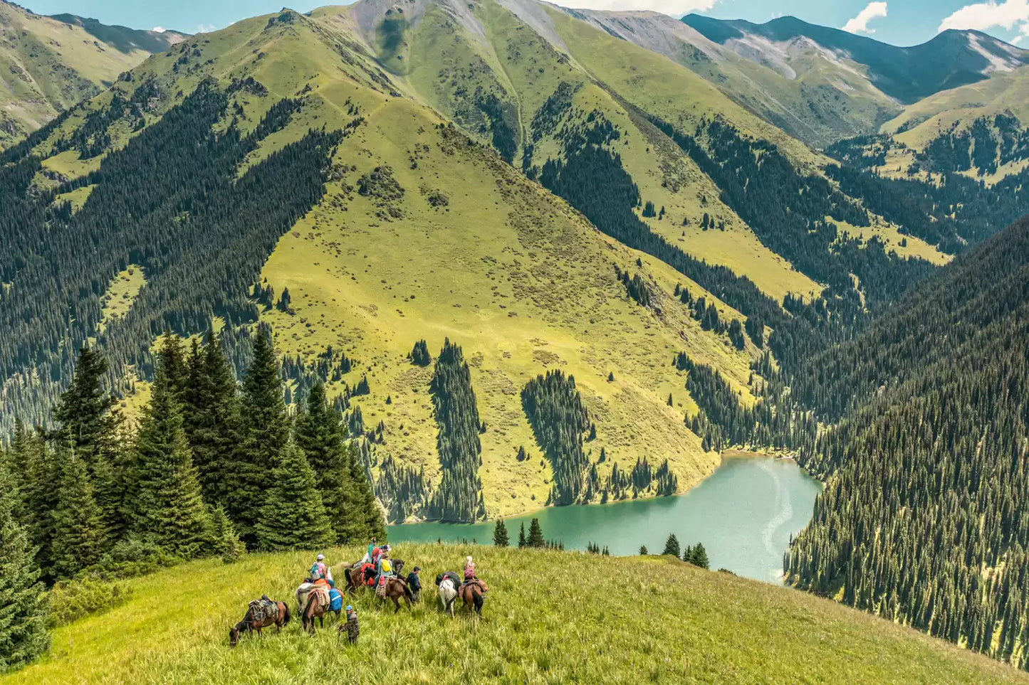 Horseback Journey through Kolsai Lakes
