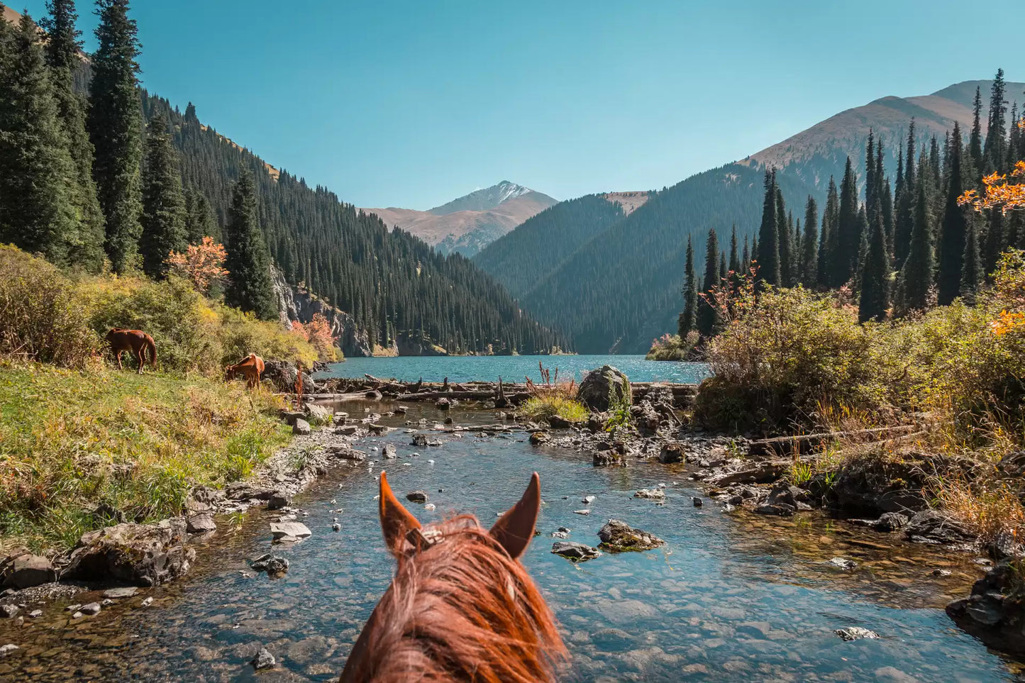 Horseback Journey through Kolsai Lakes
