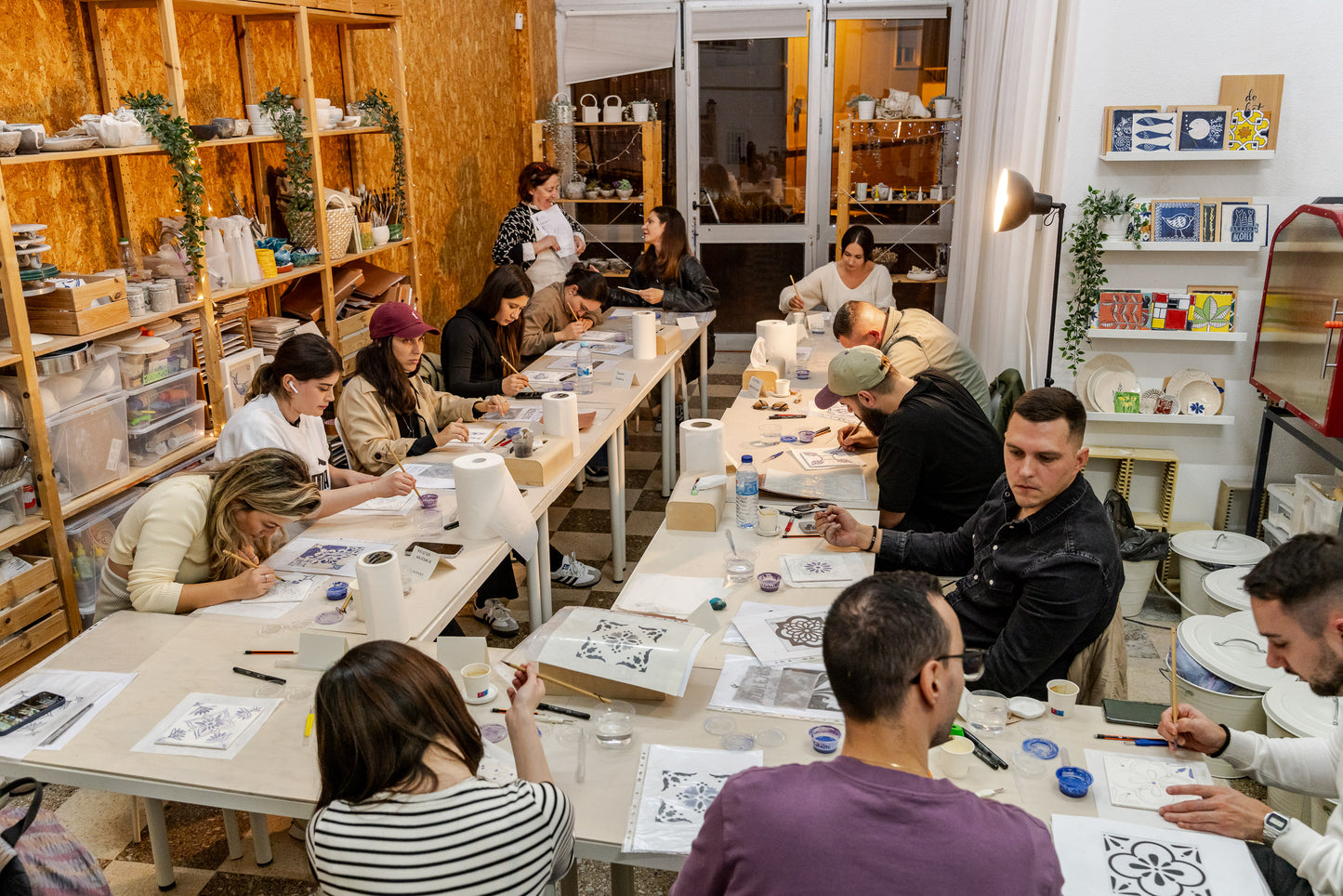 Tile Painting Workshop in Lisbon
