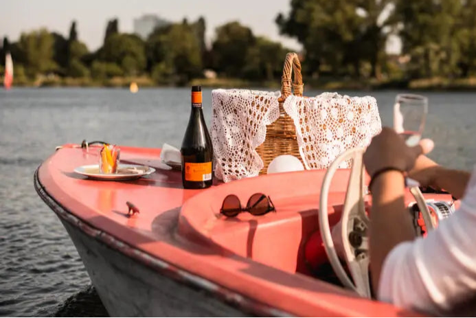 From Vienna: Old Danube Brunch and Prosecco Boat Tour