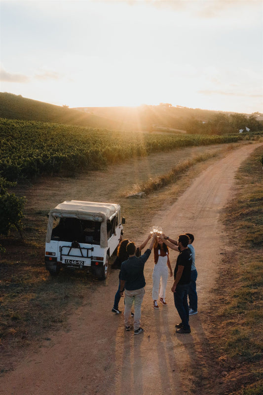 From Lisbon: Jeep Adventure + Wine Tasting + Tapas + Pick up