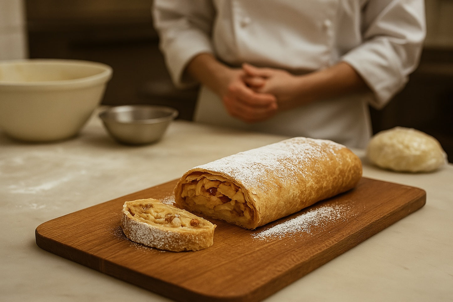 Live Apple Strudel Baking Show at Schönbrunn Palace