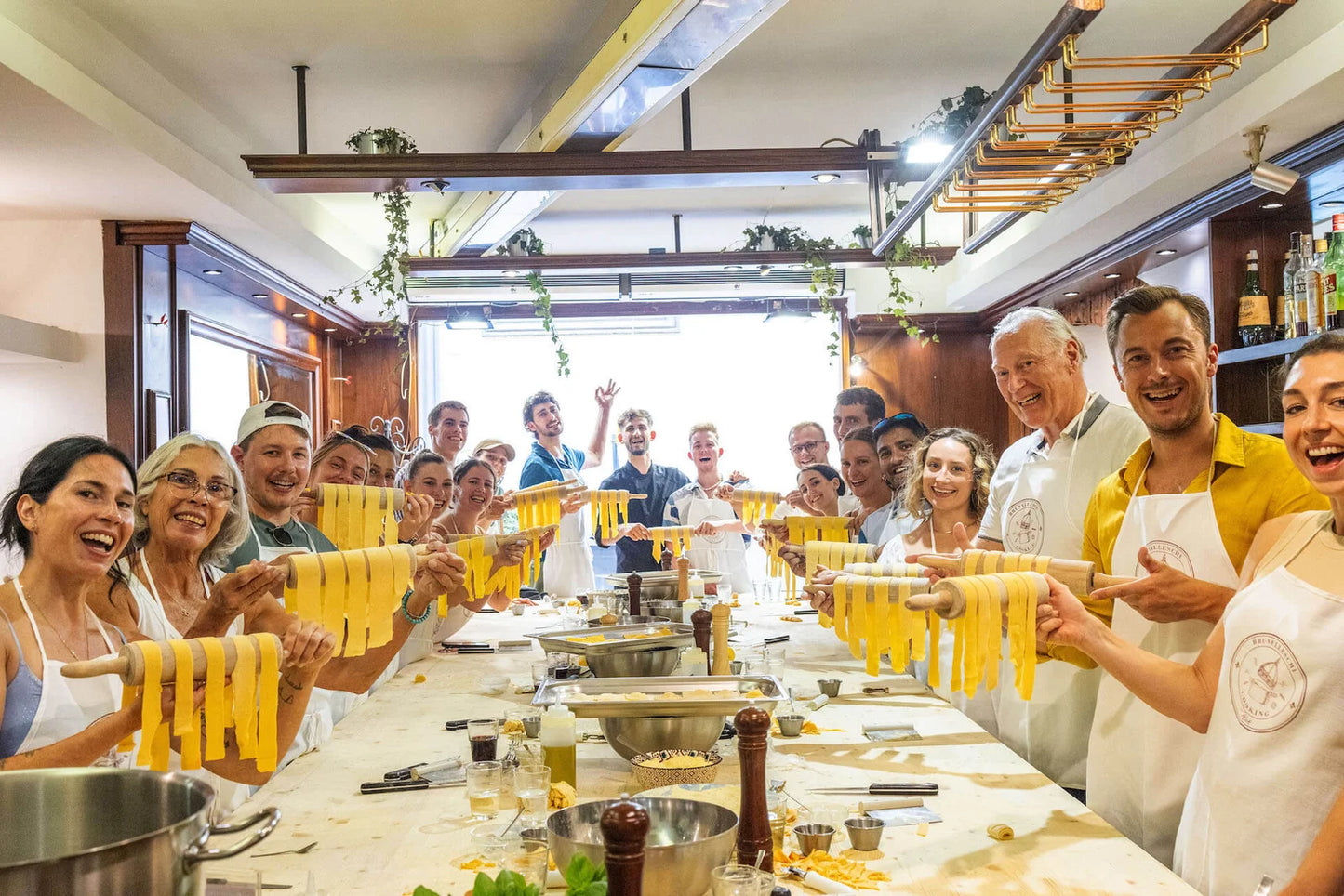 Flambée Cheese Wheel Truffle Pasta Class & Tiramisu Experience in Florence