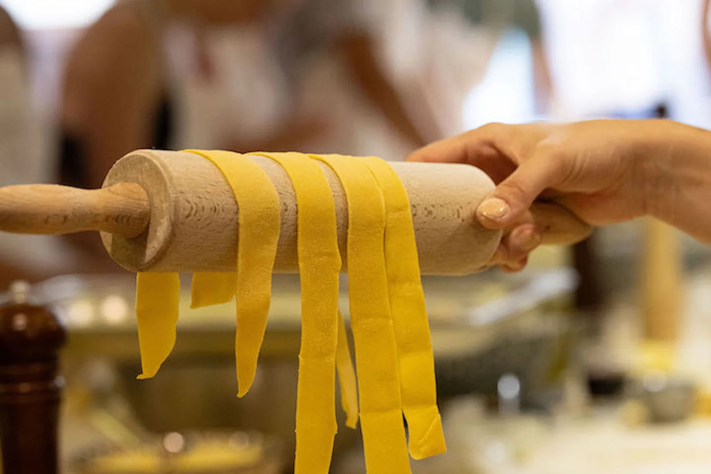 Flambée Cheese Wheel Truffle Pasta Class & Tiramisu Experience in Florence