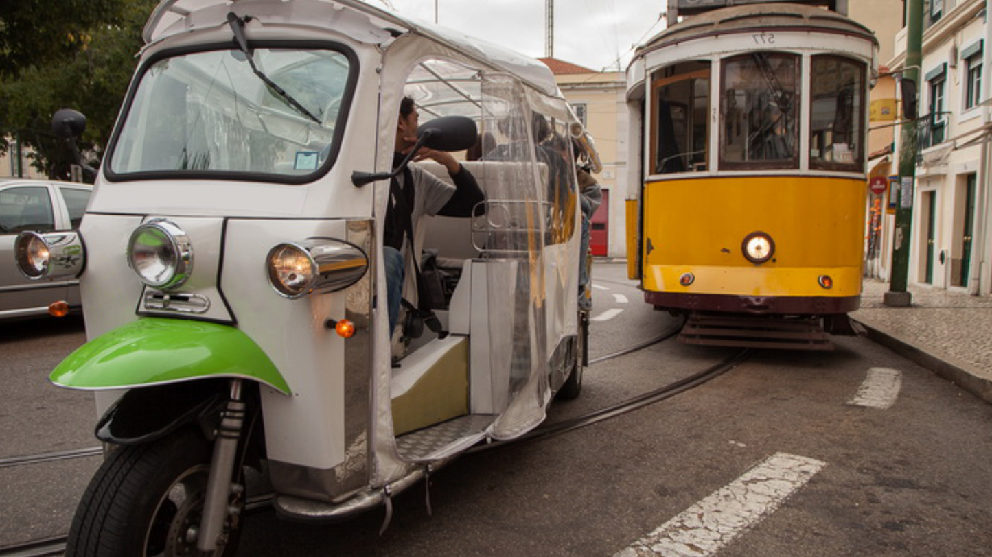 Ride Tuk Tuk and explore Lisbon's Old Town